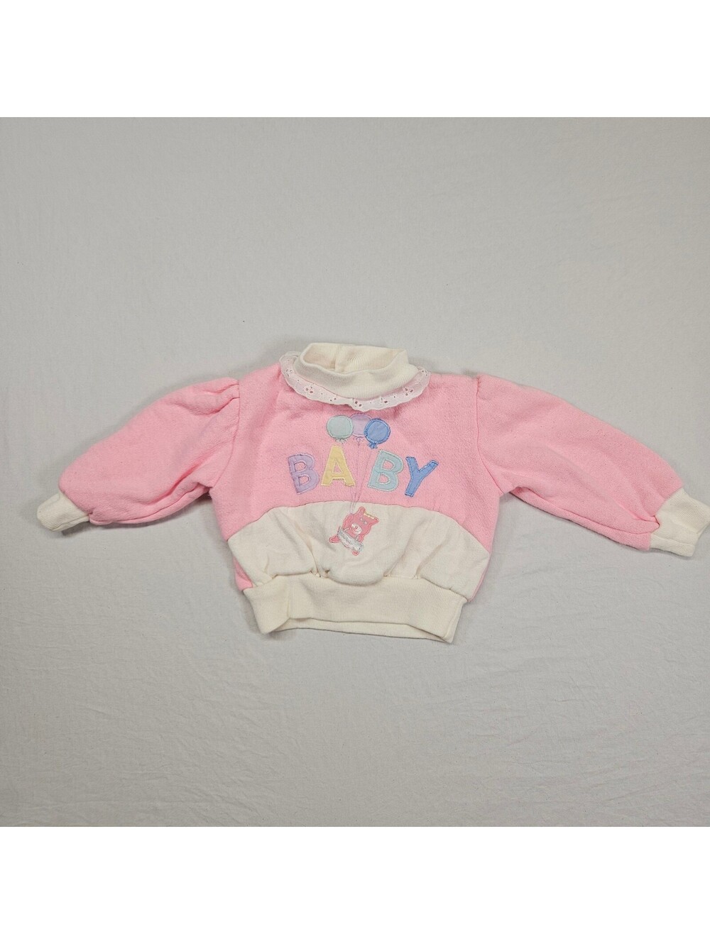 Vintage Doe Spun crew neck top size 6-9 months